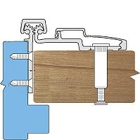 Half Surface Continuous Hinge